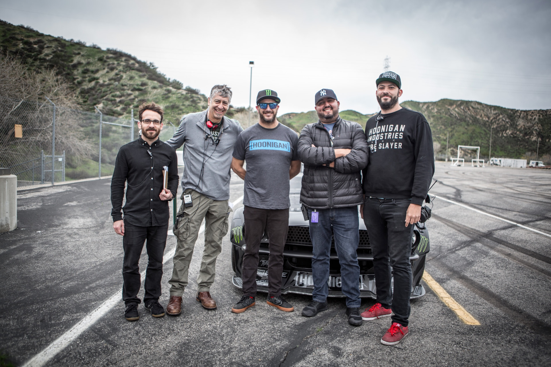 JAY LENO'S GARAGE — HOONIGAN SHOOT DAY CREW