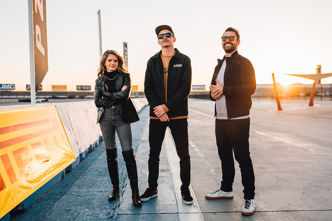 THE HOSTS — GOLDEN HOUR PORTRAIT ON THE RETURN ROAD