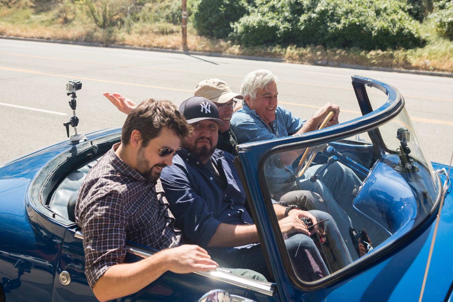 JAY LENO'S GARAGE — RIDING ALONG ON LOCATION