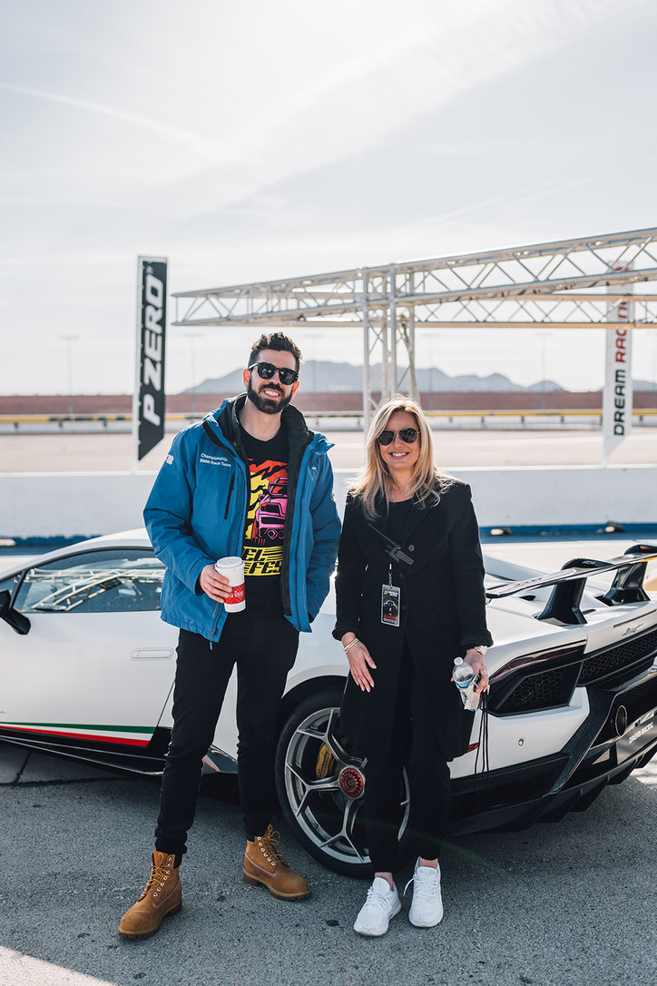 PRODUCTION TEAM AT LAS VEGAS MOTOR SPEEDWAY