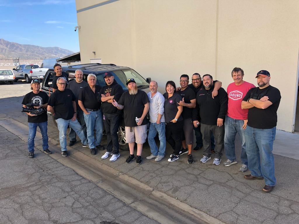 JAY LENO'S GARAGE FILM CREW