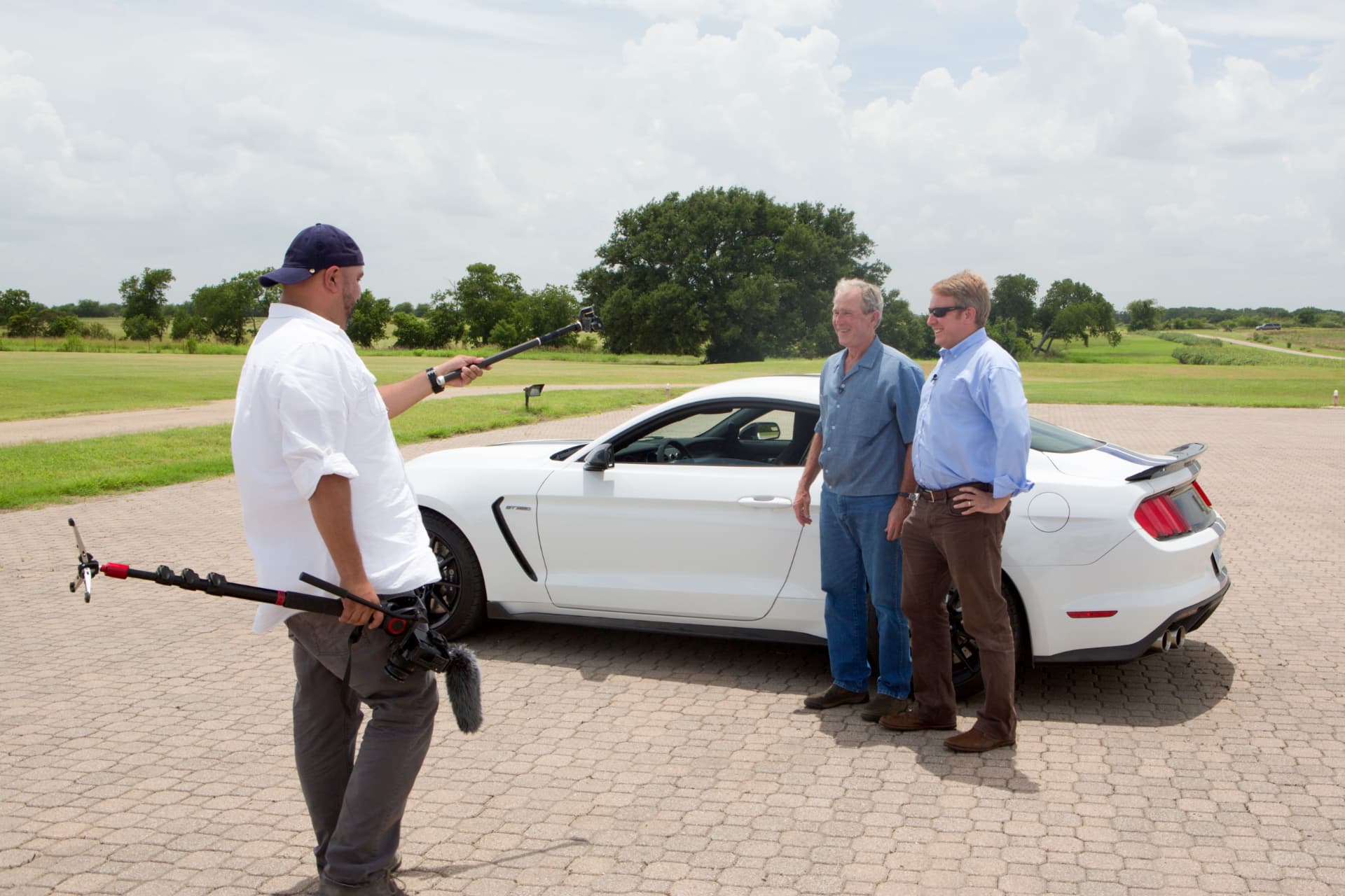JAY LENO’S GARAGE — FILMING WITH THE PRESIDENT AND HENRY FORD III