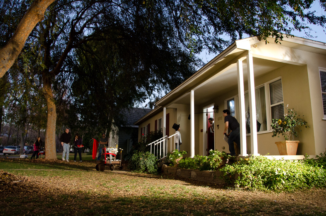 THE HOUSE LOCATION AT GOLDEN HOUR