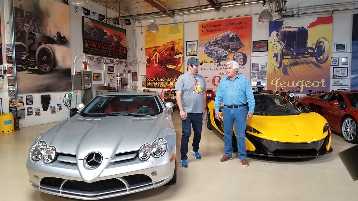 WITH JAY BETWEEN THE SLR McLAREN AND THE P1
