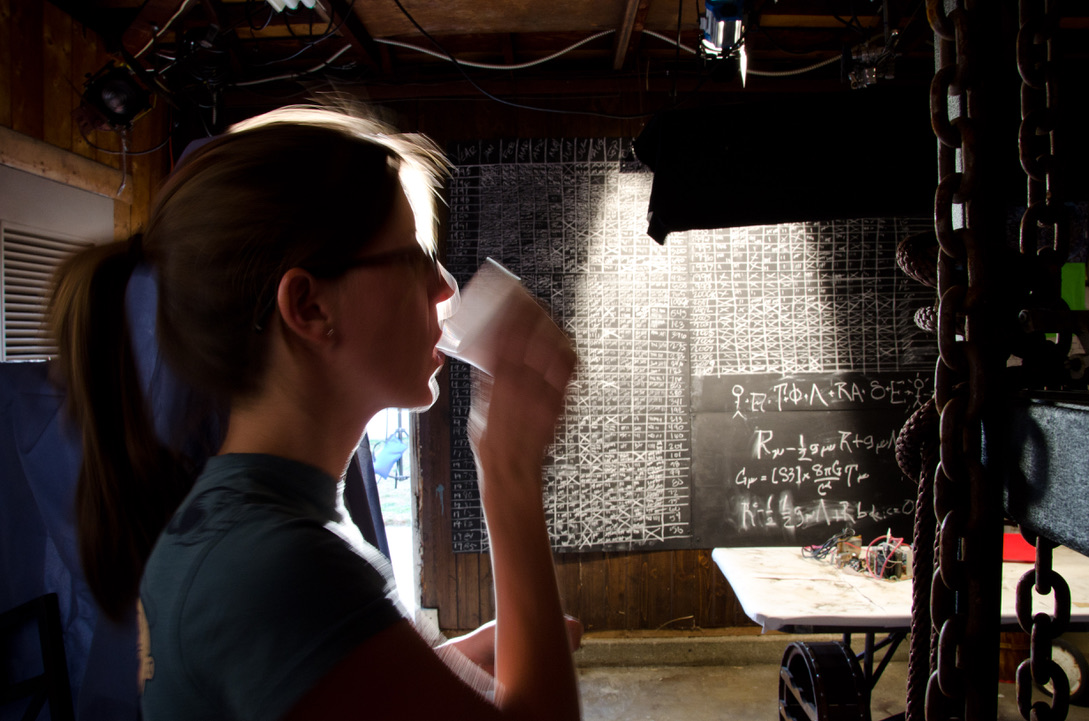 THE CHALKBOARD WORKSHOP SET, LIT AND READY