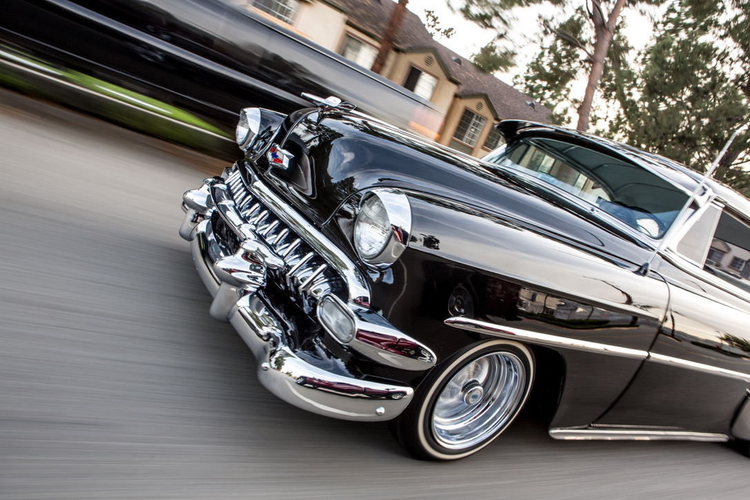 ROLLING SHOT — '54 CHEVY BEL AIR ON THE MOVE