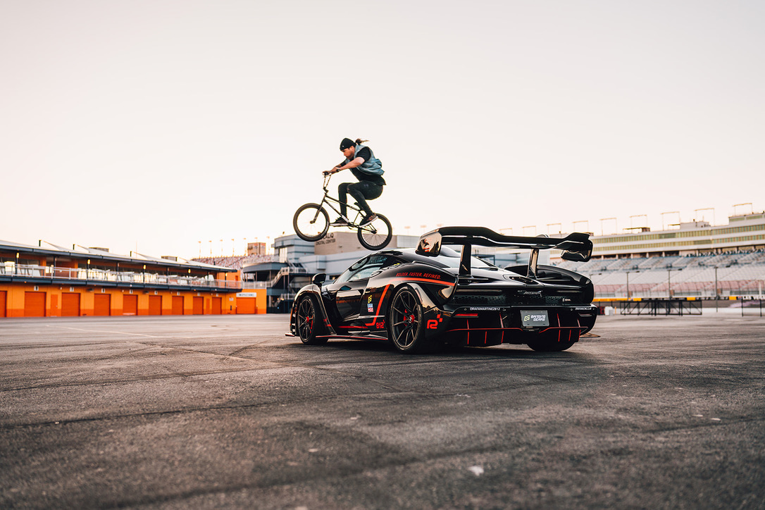 SENNA AND BMX — STAGING THE STUNT SETUP AT GOLDEN HOUR