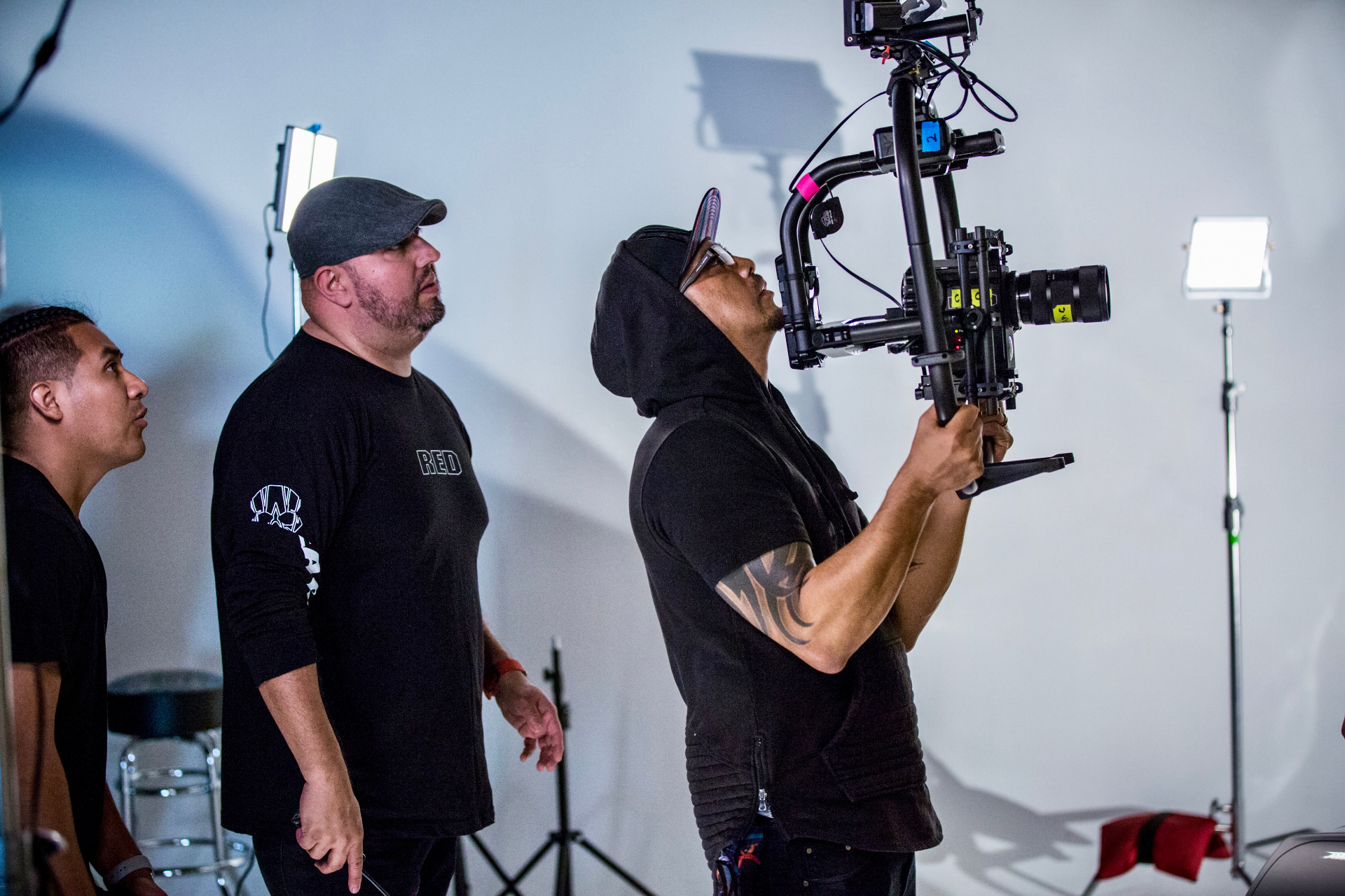 ON SET WITH THE RED TEAM