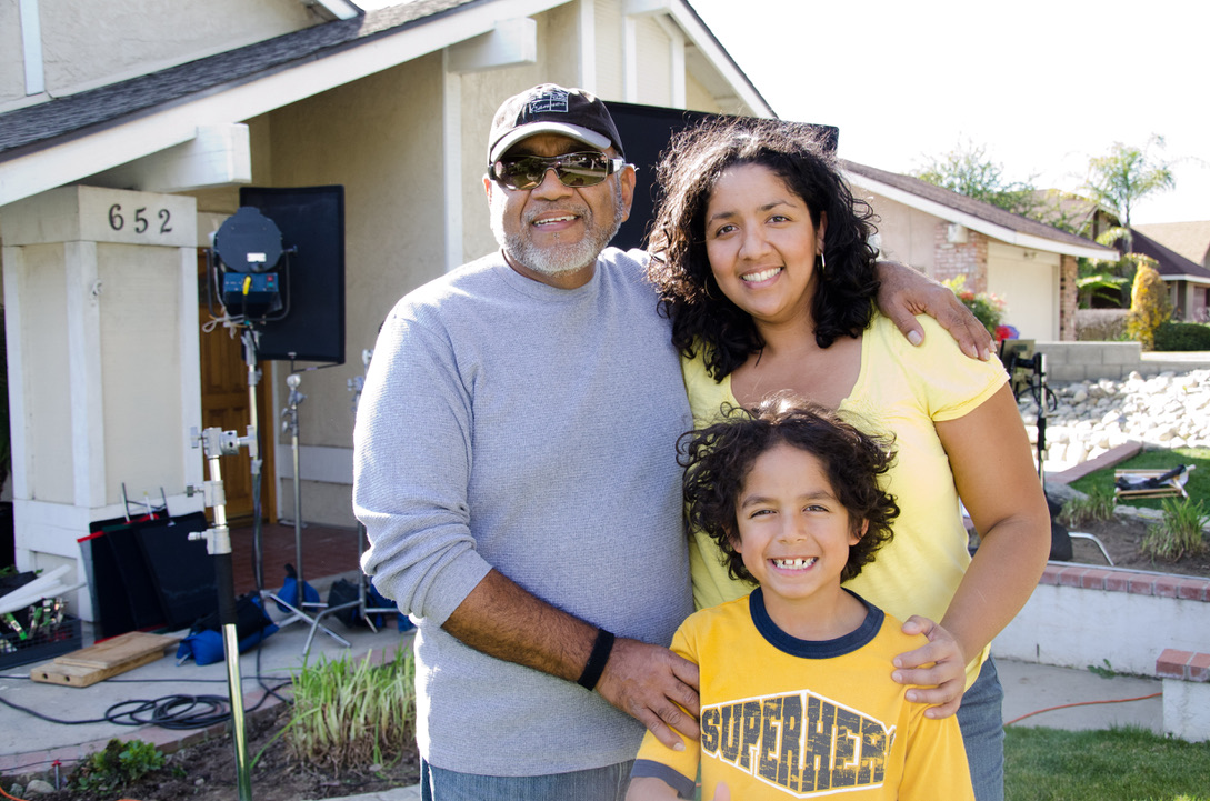 ON SET WITH FAMILY