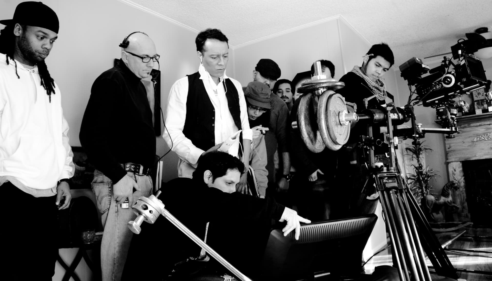 THE SHOOTING STAR SALESMAN — CREW AT THE DOLLY