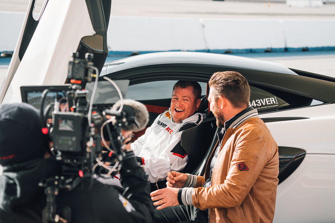 PRE-RUN LAUGHS IN THE 720S — KEEPING DRIVERS LOOSE ON CAMERA