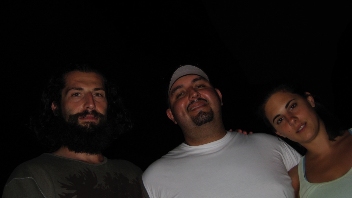 ON LOCATION IN GREECE — WITH THE CREW AFTER A NIGHT SHOOT