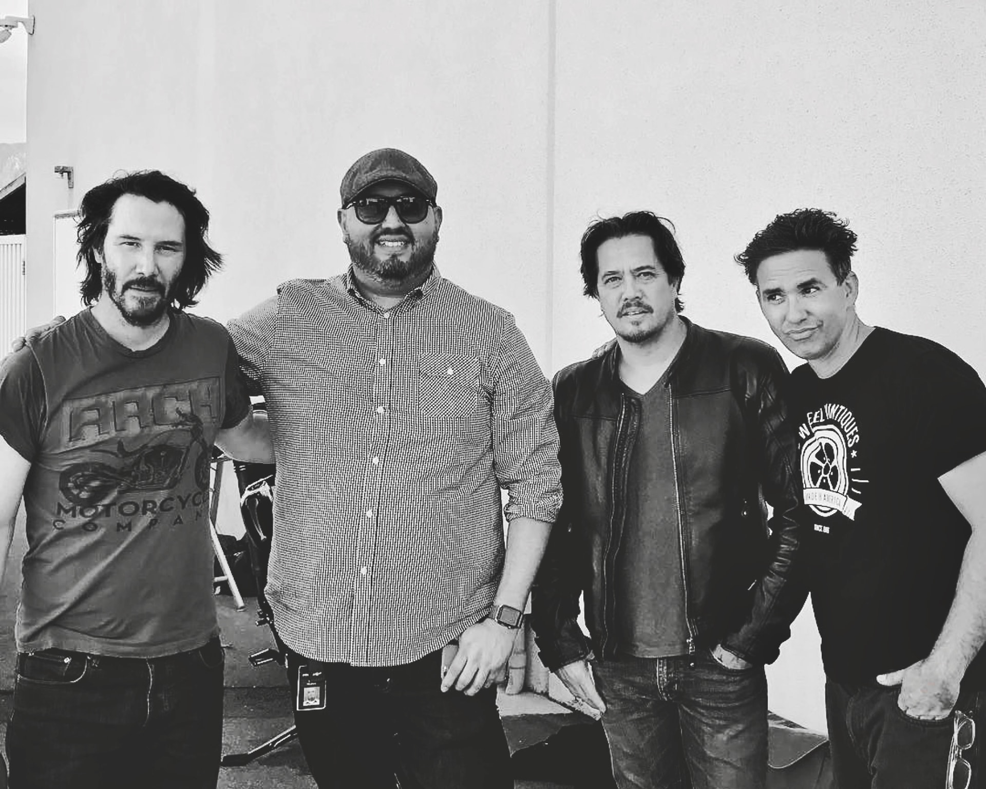 TAKING A PICTURE BREAK WITH KEANU AND ARCH MOTORCYCLES