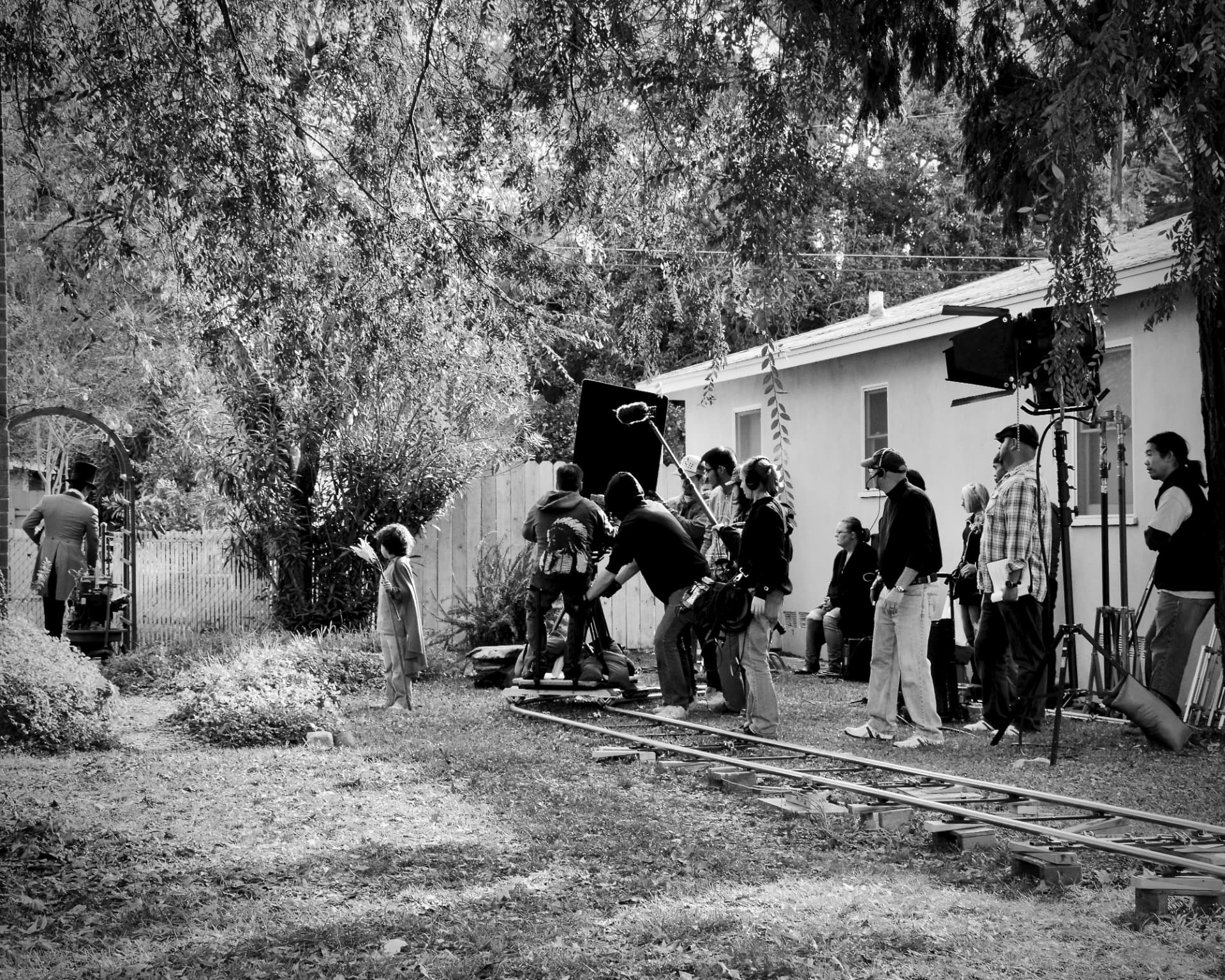 THE SHOOTING STAR SALESMAN — DOLLY TRACK ON LOCATION