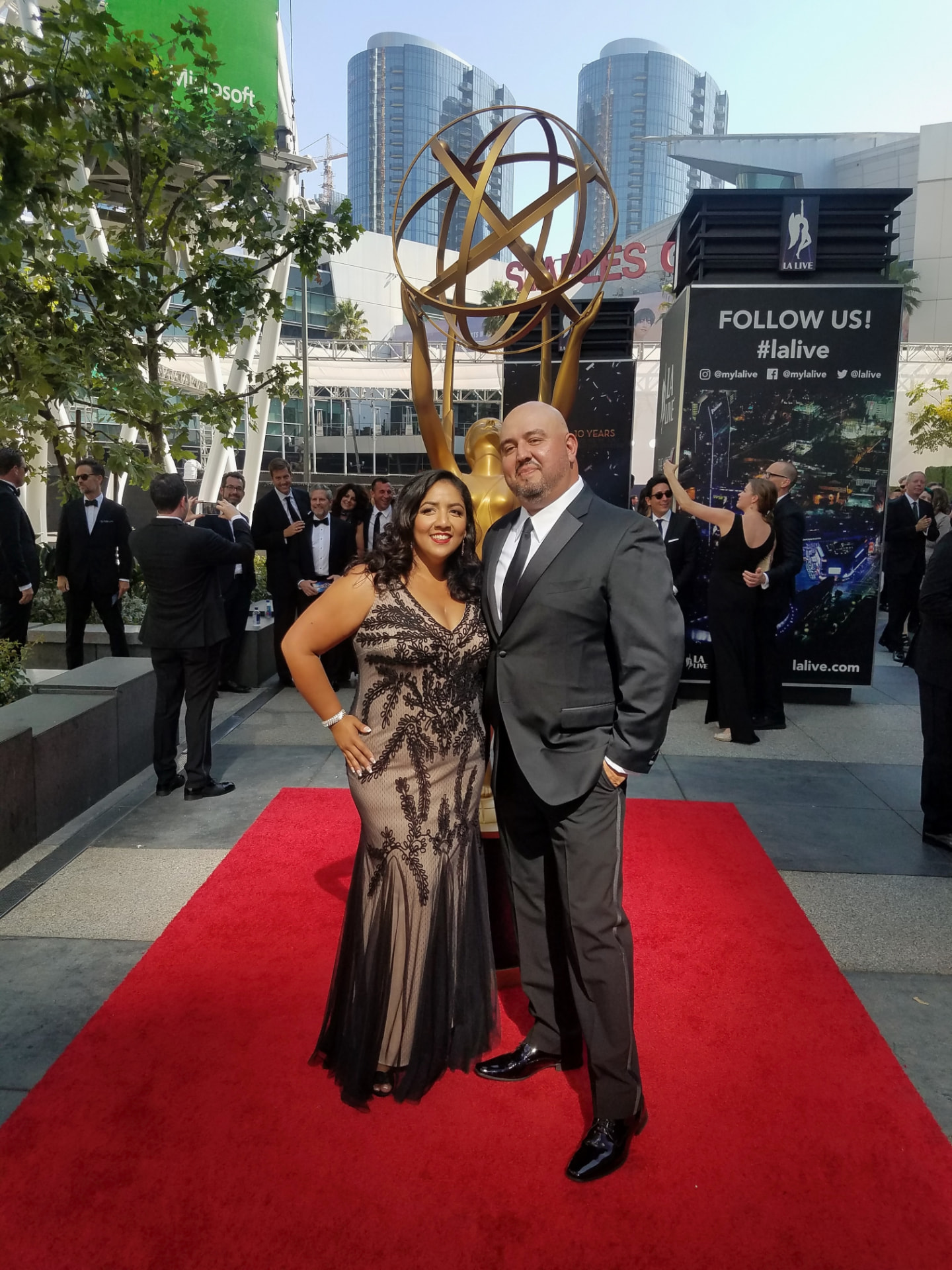 70TH PRIMETIME EMMY AWARDS — WITH PRODUCING PARTNER AND WIFE JOANNA VELARDE